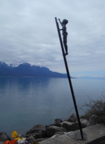 A new addition to Montreux's lakeside sculptures